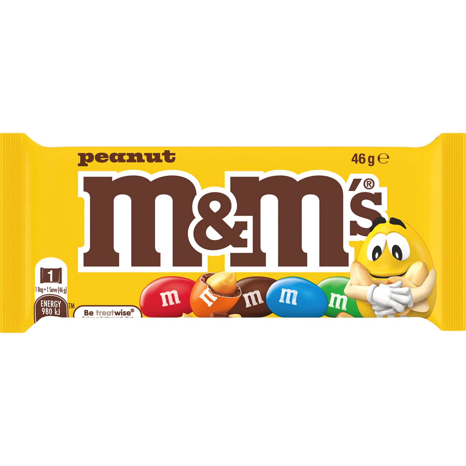 M&M’s Peanut Chocolate 46g (12 Per Outer)