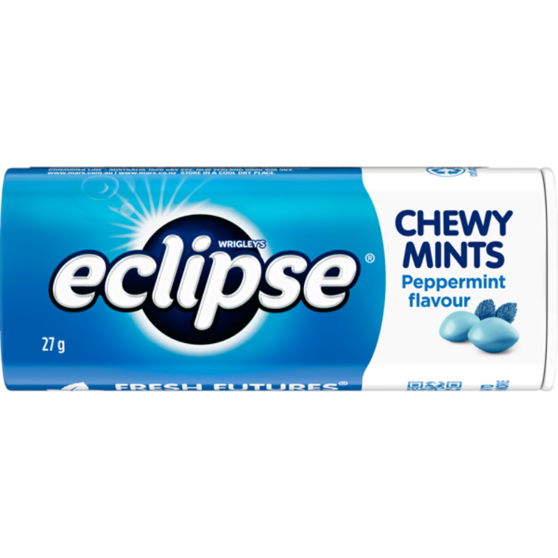 Eclipse Chewy Mints Peppermint 27g (20 per Outer)