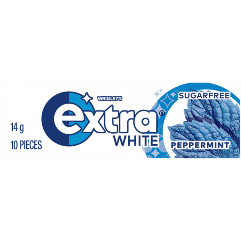 Extra Pellet White Peppermint 14g (30 per Outer)