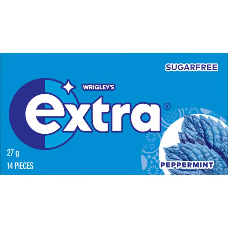 Extra Envelope Peppermint 27g (24 Per Outer)