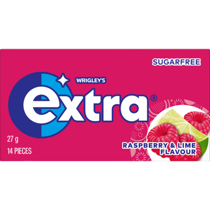 Extra Envelope Raspberry & Lime 27g (24 Per Outer)