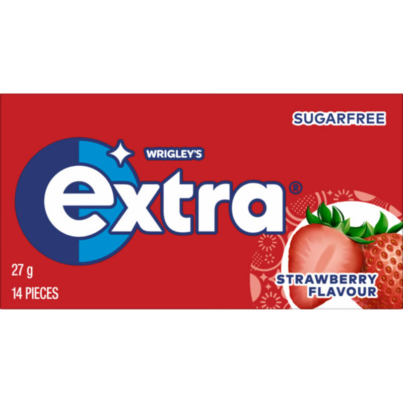 Extra Envelope Strawberry 27g (24 Per Outer)