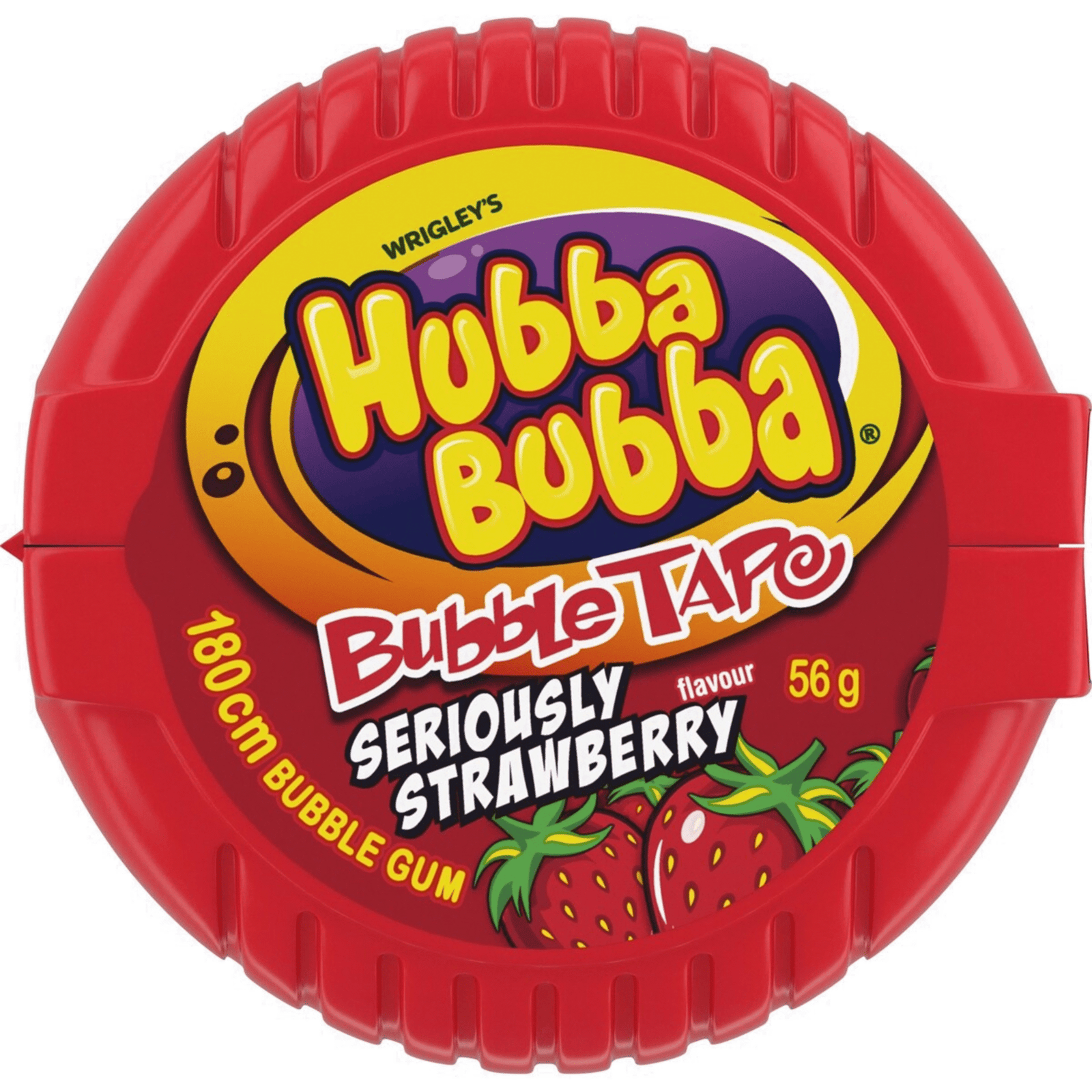Hubba Bubba Tape Strawberry 56g (12 Per Outer)