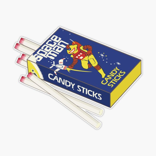 Spaceman Candy Sticks 16g (48 Per Outer)
