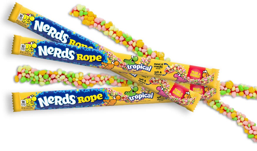 Nerds Rope Tropical 26g (24 Per Outer)