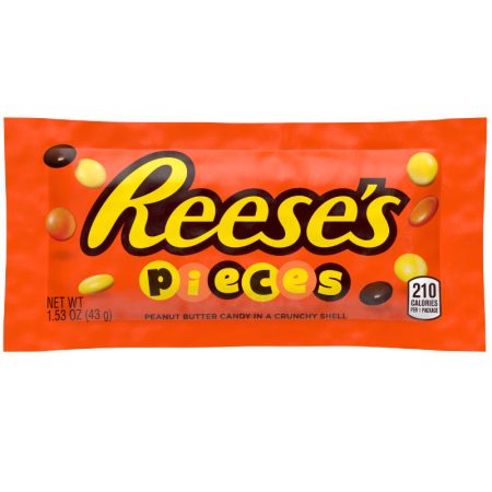 REESE’S PIECES Peanut Butter Candy 43g (18 Per Outer)