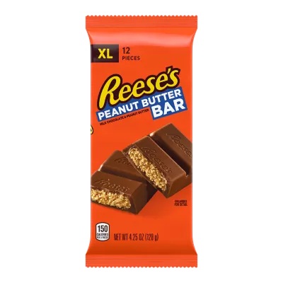 REESE’S Milk Chocolate Peanut Butter XL Candy Bars 90g (12 Per Outer)