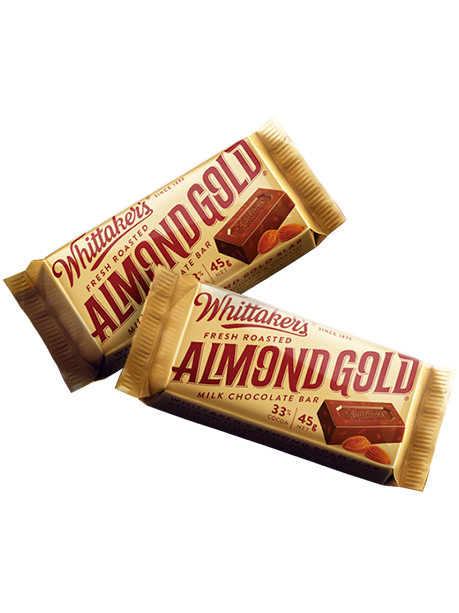Whittaker’s Chocolate Almond Slab 45g (50 Per Outer)