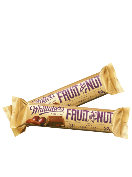 Whittaker’s Chocolate Fruit & Nut 50g (36 Per Outer)