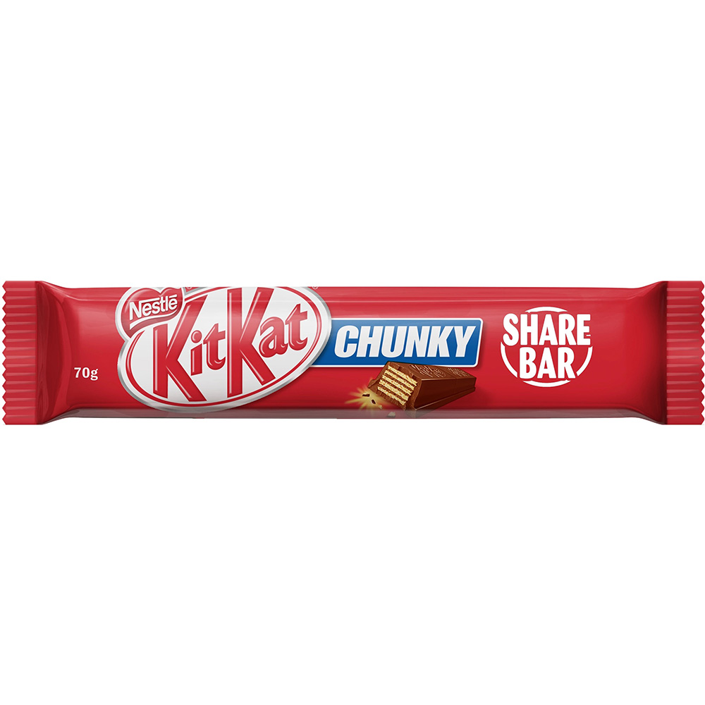 Nestle’s Kit Kat Chunky Share Bar 70g (24 Per Outer)