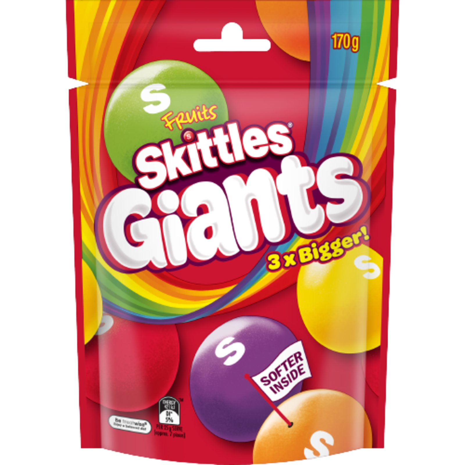 Skittles Fruits Giants 141g (1 Per Outer)
