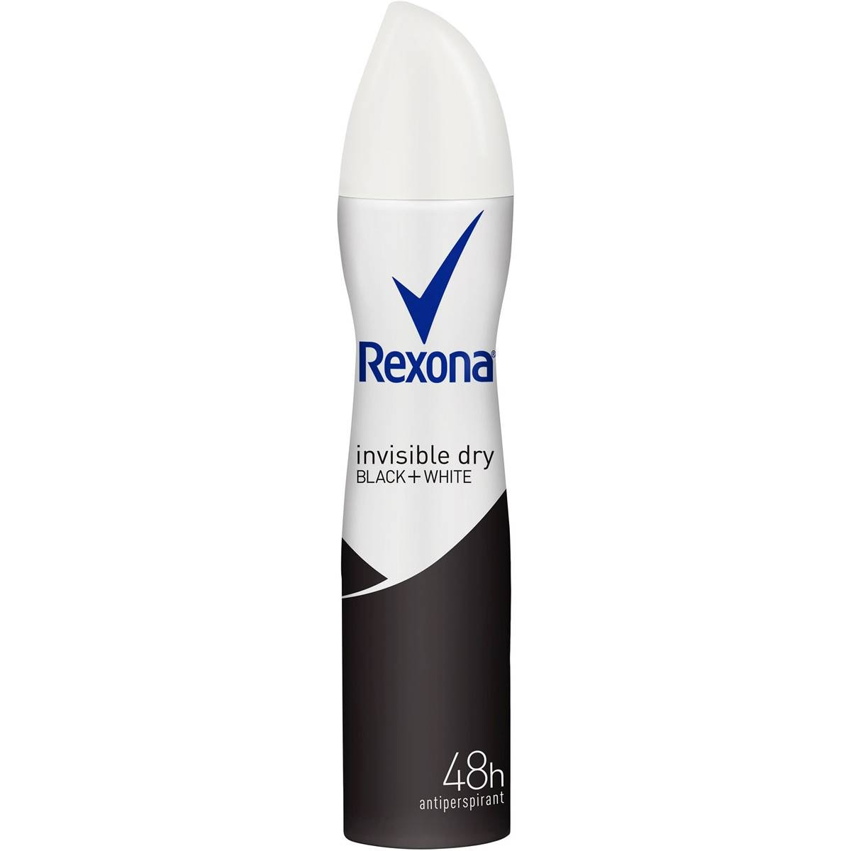 Rexona Women’s Spray Invisible Dry Black + White 220ml (6 Per Outer)