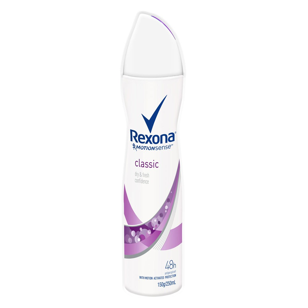 Rexona Women’s Spray Classic 220ml (6 Per Outer)