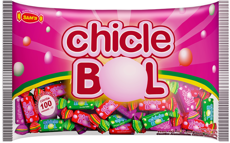 Sam’s Chicle Bol 100 pack (32 Per Outer)