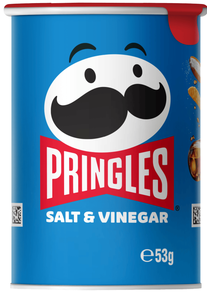 Pringles Salt & Vinegar 53g (12 Per Outer)