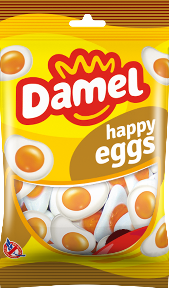 Damel Happy Eggs 80g (12 Per Outer)