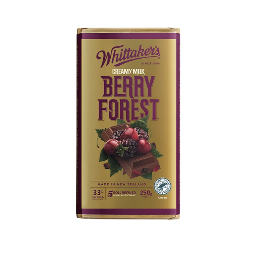 Whittakers Block Berry Forest 250g (12 Per Outer)