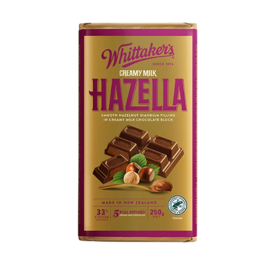 Whittakers Block Hazella 250g (12 Per Outer)
