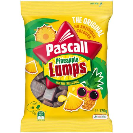 Pascall Pineapple Lumps 120g (14 Per Outer)