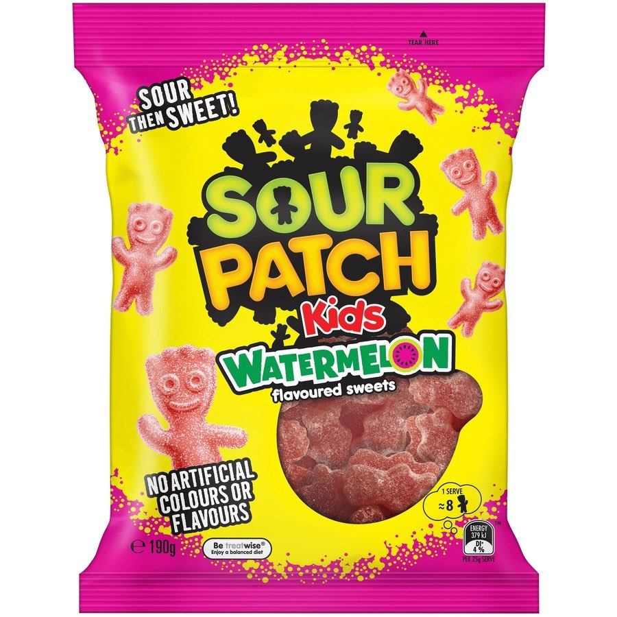 Sour Patch Kids Watermelon 190g (20 Per Outer)