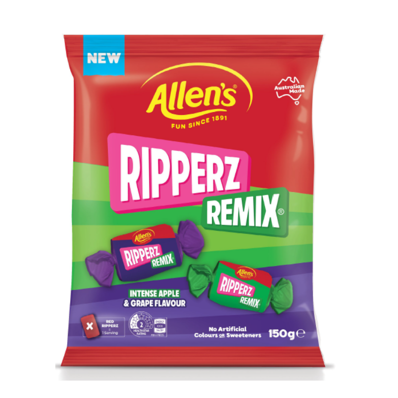 Allen’s Ripperz Remix 150g (12 Per Outer)