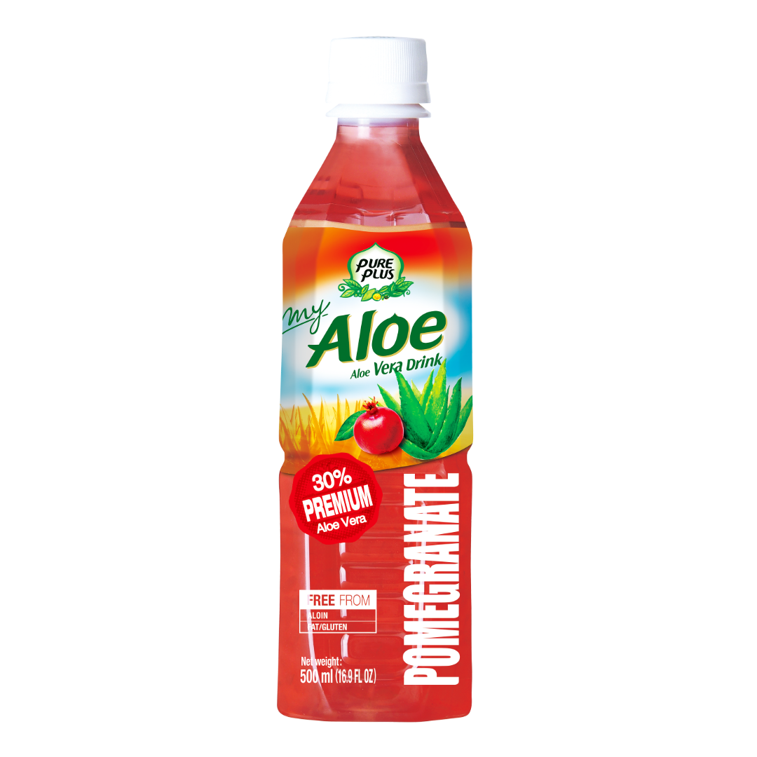 Pure Plus My Aloe Pomegranate Drink 500ml (20 Per Outer)