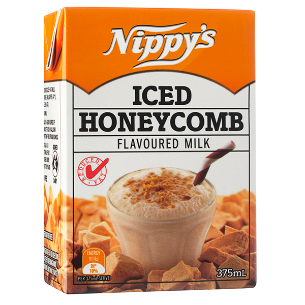 Nippy’s Iced Honeycomb Flavoured Milk 375ml (24 Per Outer)