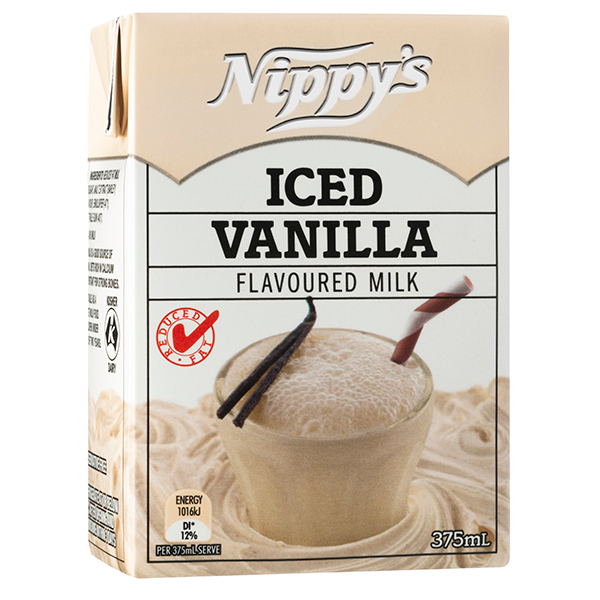 Nippy’s Iced Vanilla Flavoured Milk 375ml (24 Per Outer)