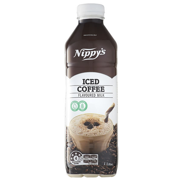 Nippy’s Iced Coffee Flavoured Milk 1L (6 Per Outer)
