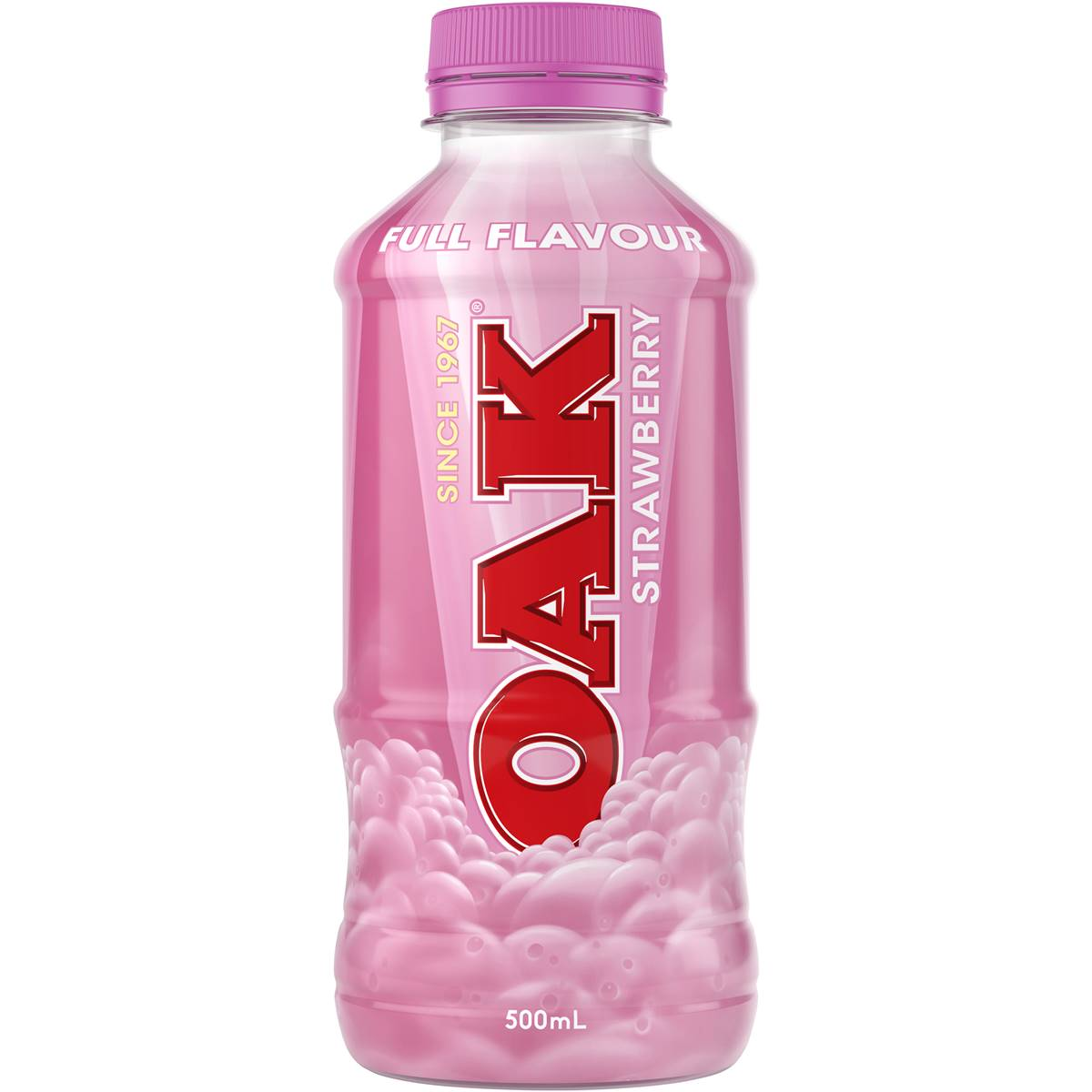 Full Flavour Oak Strawberry Milk 500ml (6 Per Outer)