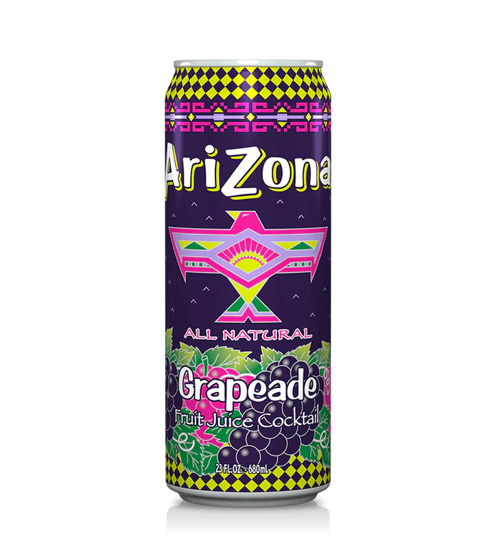 Arizona Grapeade Fruit Juice Cocktail 650ml (24 Per Outer)