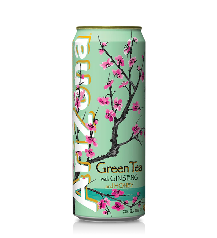 Arizona Green Tea with Ginseng and Honey 650ml (24 Per Outer)