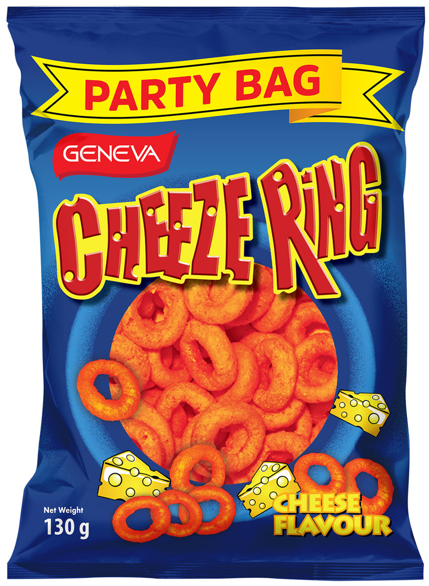 Geneva Cheeze Ring Party Bag Cheese Flavour 120g (30 Per Outer)