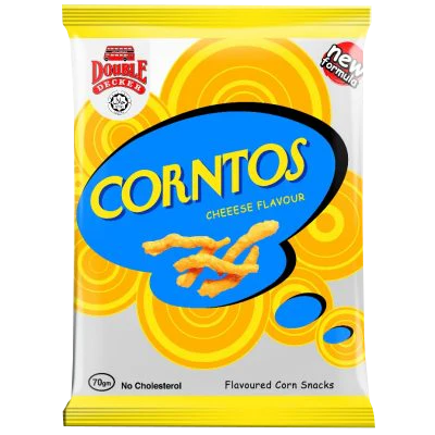Double Decker Cheese Corntos 70g (60 Per Outer)