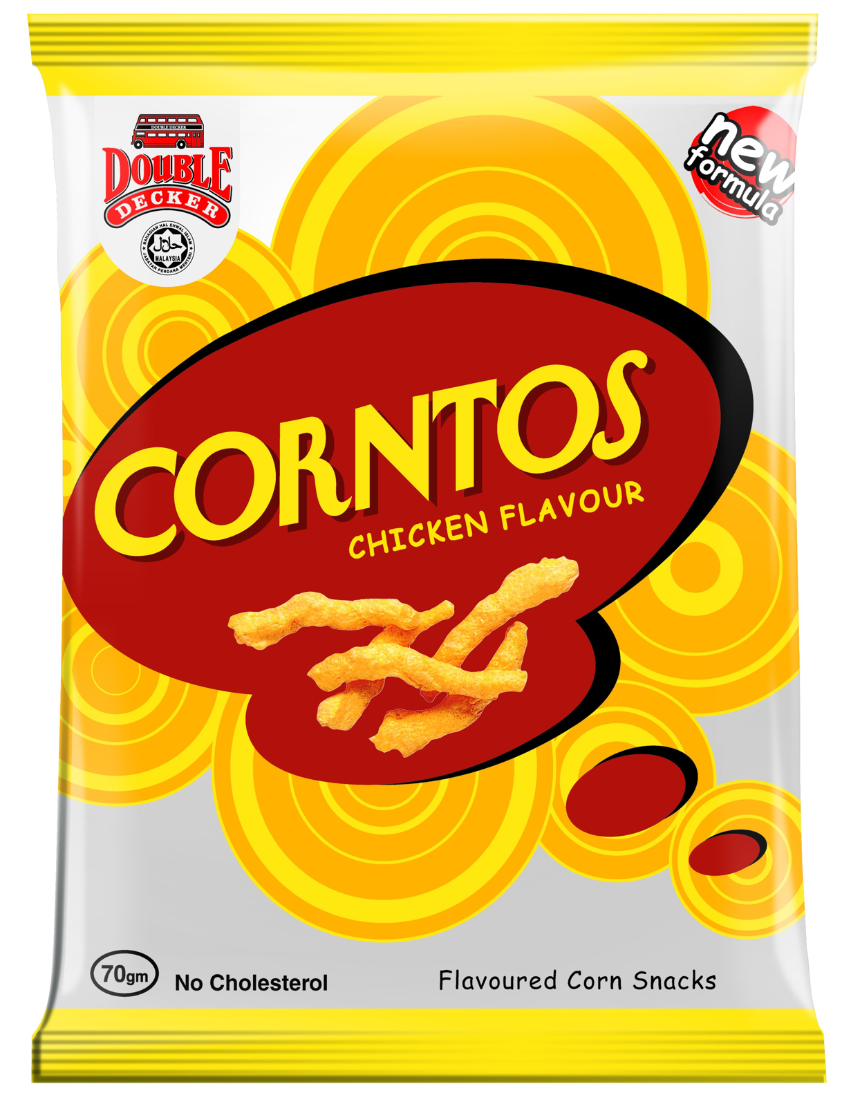 Double Decker Chicken Flavour Corntos 70g (60 Per Outer)