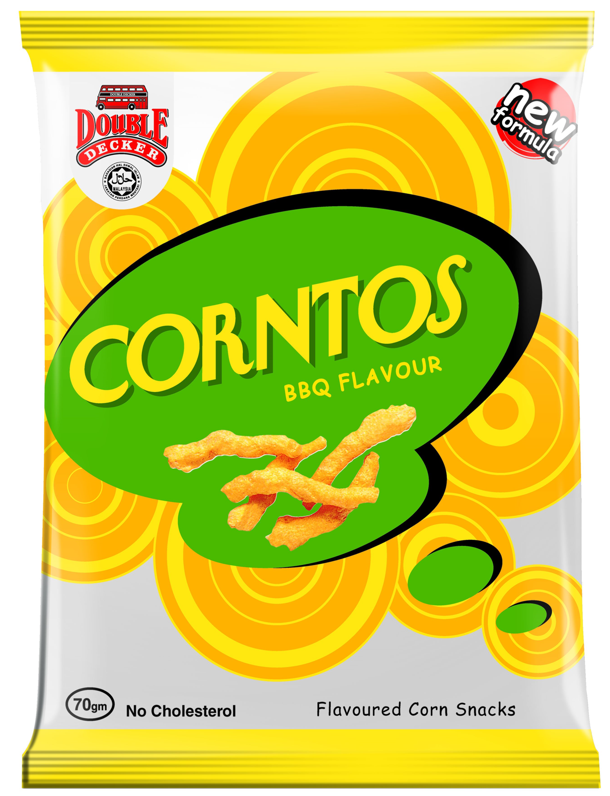 Double Decker BBQ Flavour Corntos 70g (60 Per Outer)