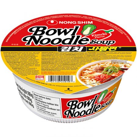 Nongshim Bowl Noodle Kimchi 86g (12 Per Outer)