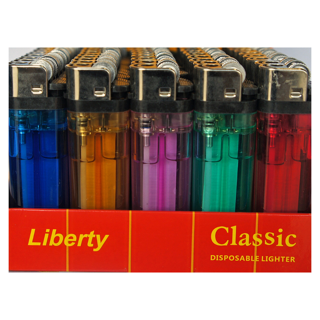 Liberty Clear Lighter 50pc (50 Per Outer)