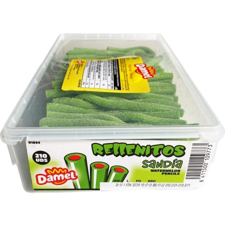 Damel Sour Watermelon Pipes 210 Pieces (1 Per Outer)