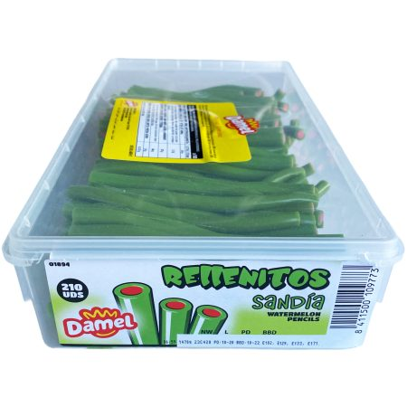 Damel Watermelon Pipes 210 Pieces (1 Per Outer)