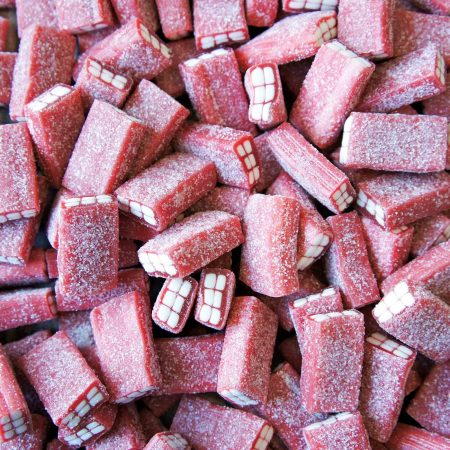 Damel Strawberry Sour Bricks 2kg Bag (1 Per Outer)