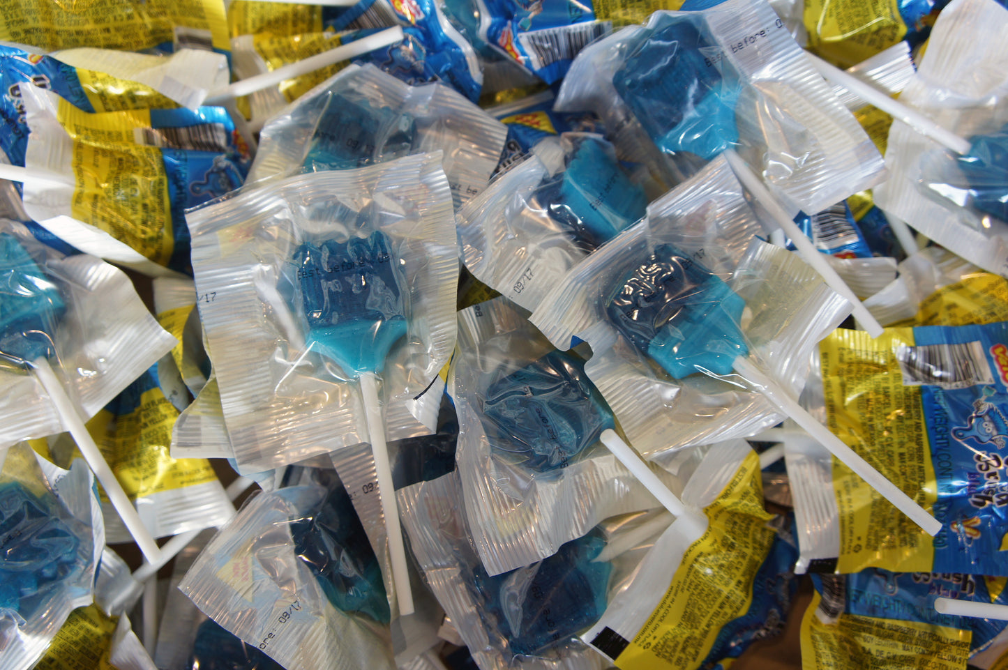 Blue Paintbrush Lollipop 40pcs (1 Per Outer)