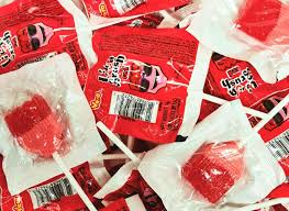 Red Paintbrush Lollipop 40pcs (1 Per Outer)