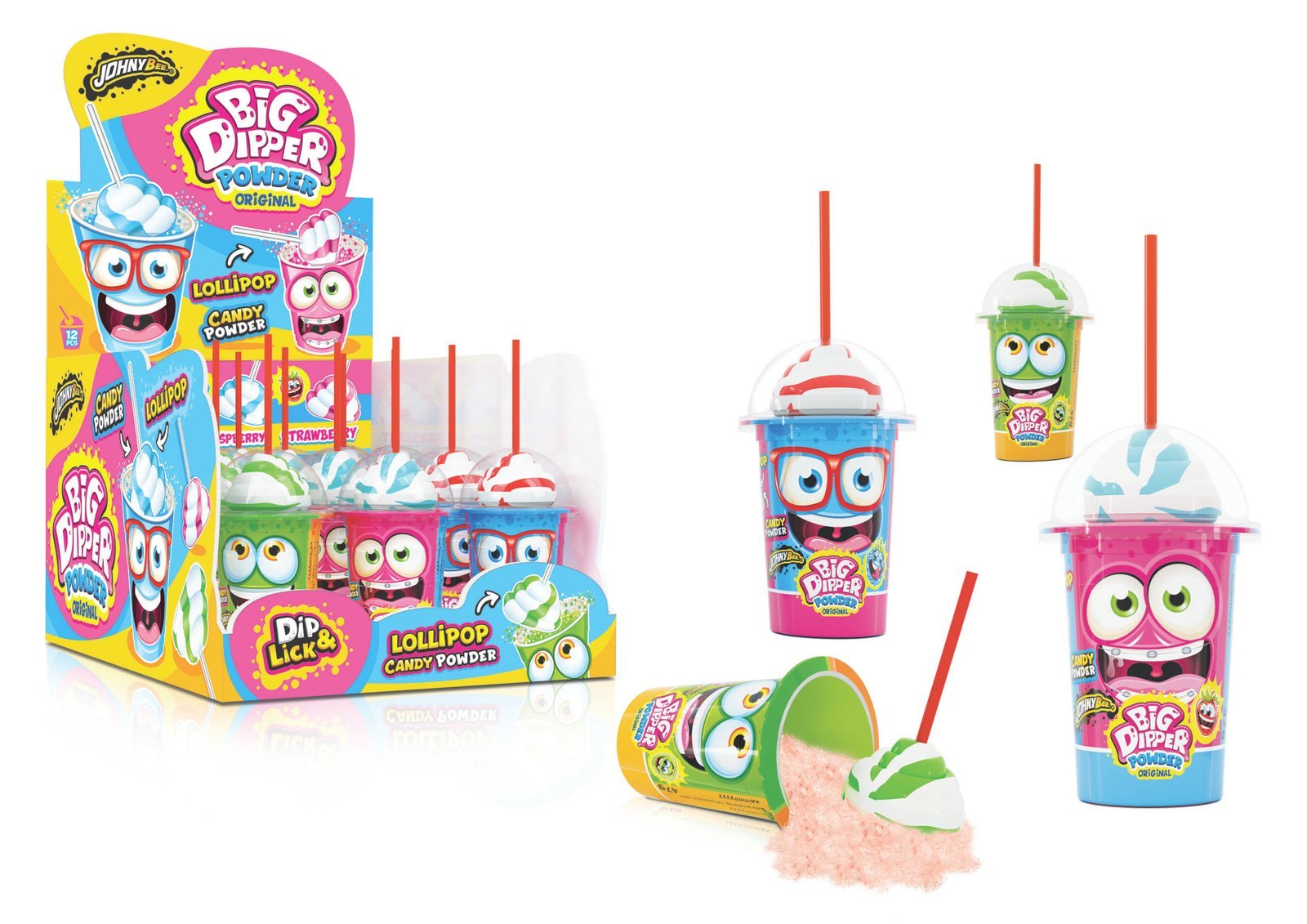 Johny Bee Big Dipper Powder 12pcs (1 Per Outer)