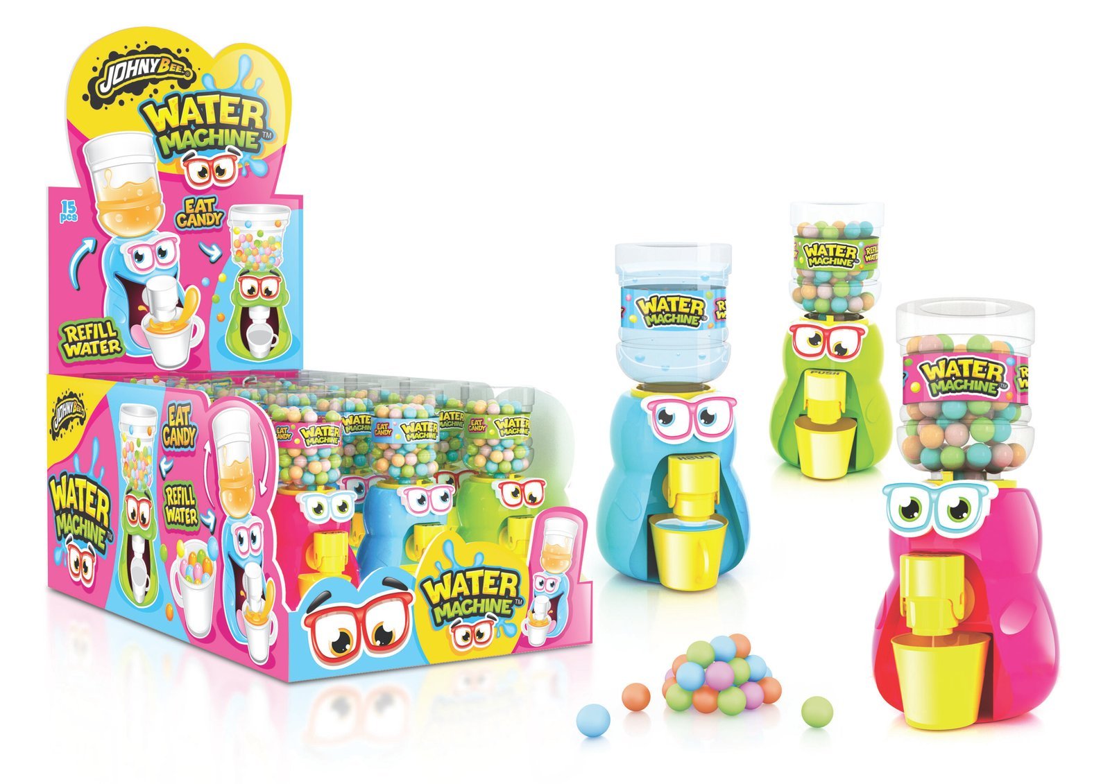 Johny Bee Water Machine 15pcs (1 Per Outer)