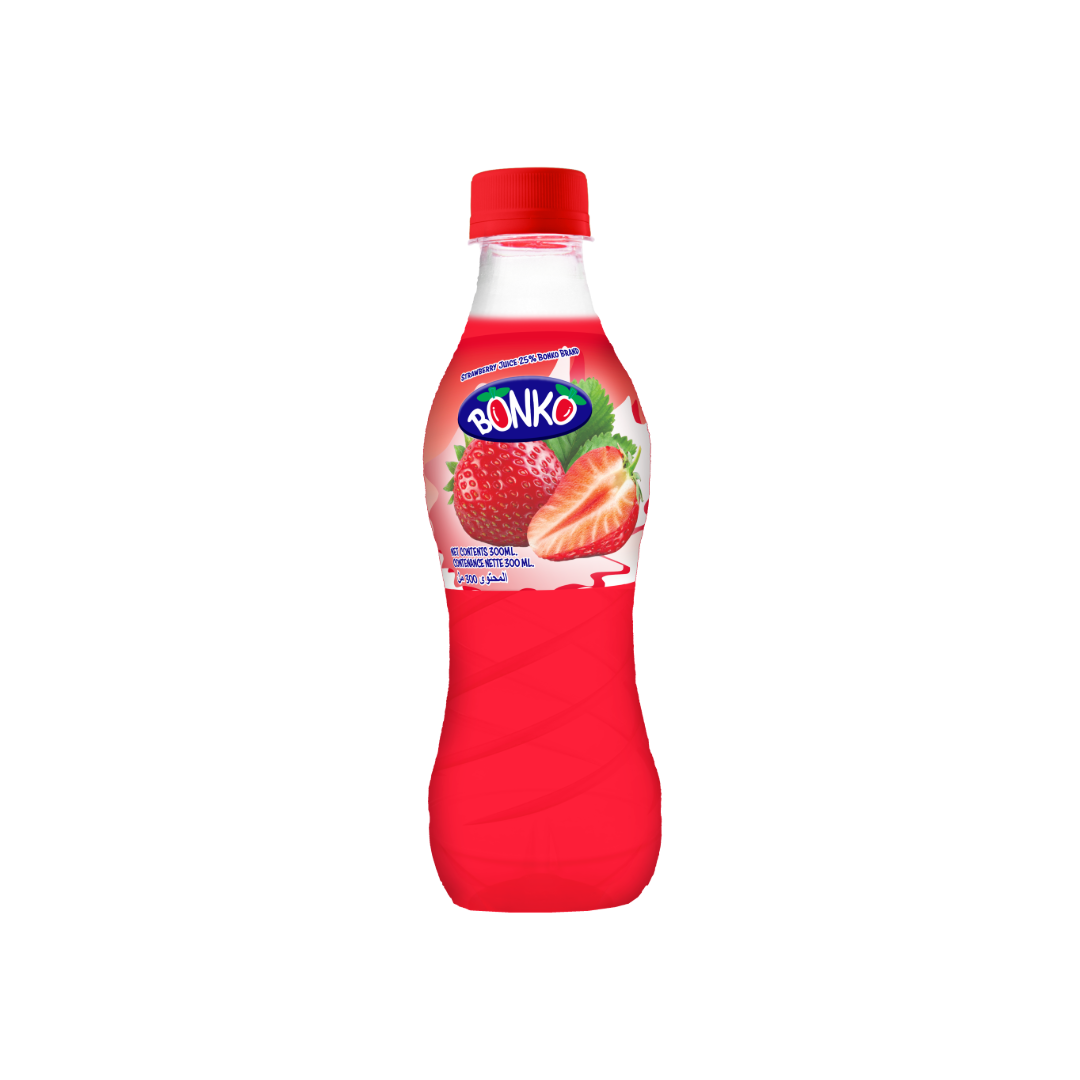Bonko Strawberry Juice 300ml (24 Per Outer)