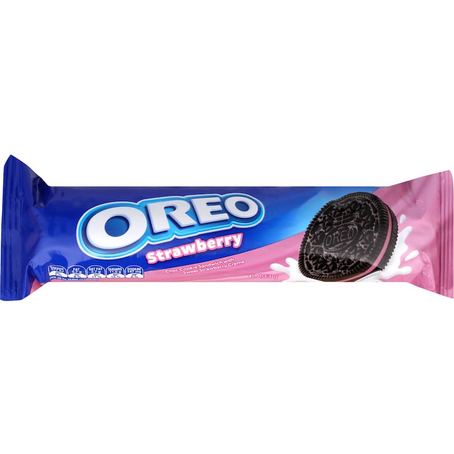 Oreo Cookies Strawberry 133g (24 Per Outer)
