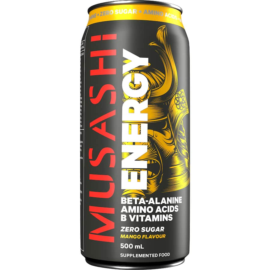 Musashi Energy Purple Mango 500ml (12 Per Outer)