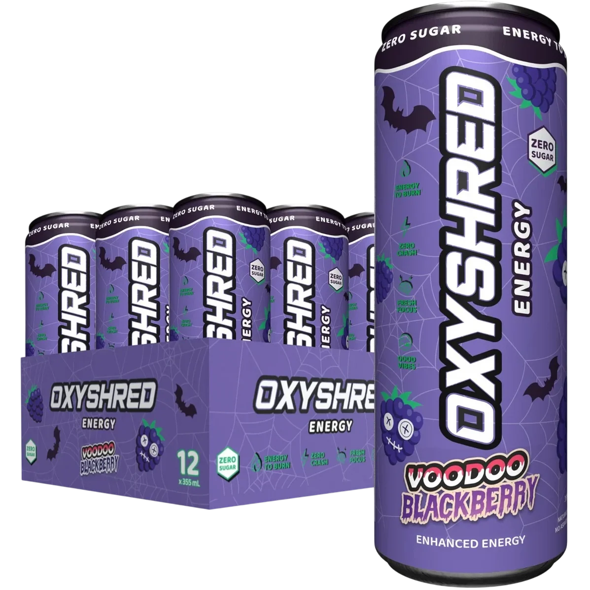 EHP LABS OXYSHRED ULTRA ENERGY VOODOO (12 Per Outer)