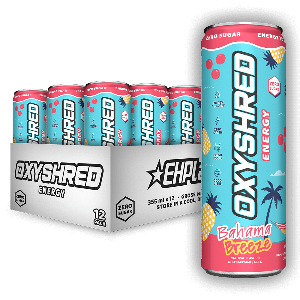 EHP LABS OXYSHRED ULTRA ENERGY BAHAMA BREEZE (12 Per Outer)
